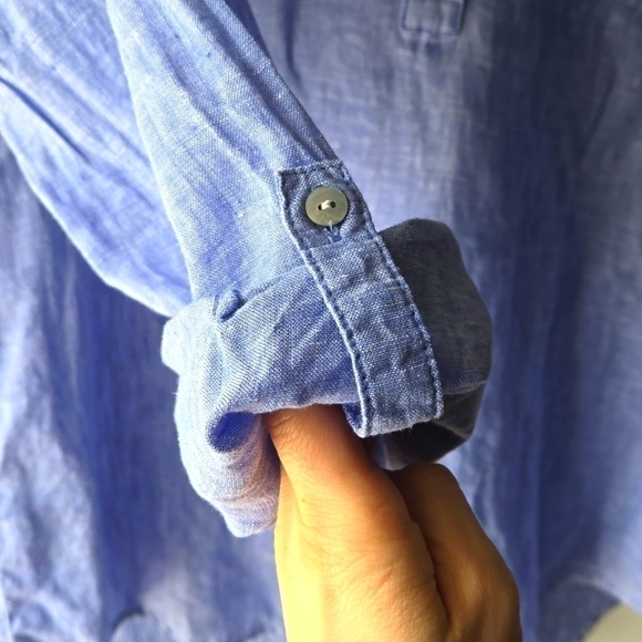 Jones New York 100% Linen Blouse - Picture 5 of 8